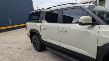 BYD Shark truck with a black bed cover
