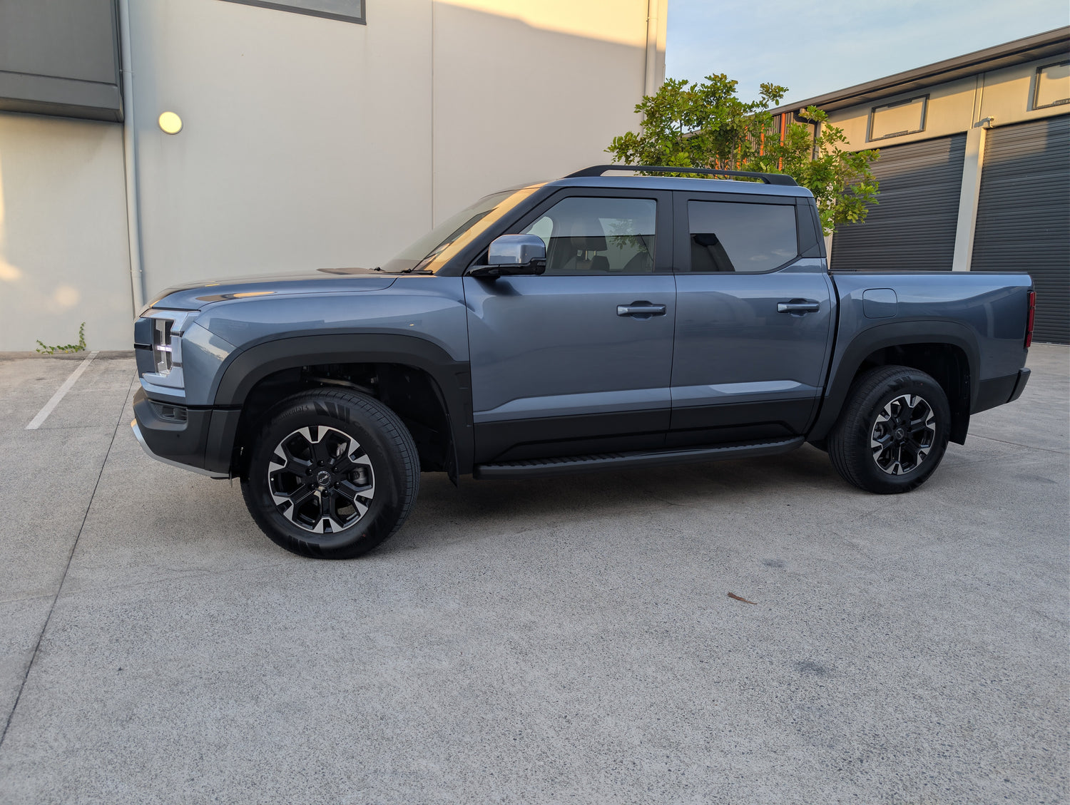 Gray BYD Shark truck