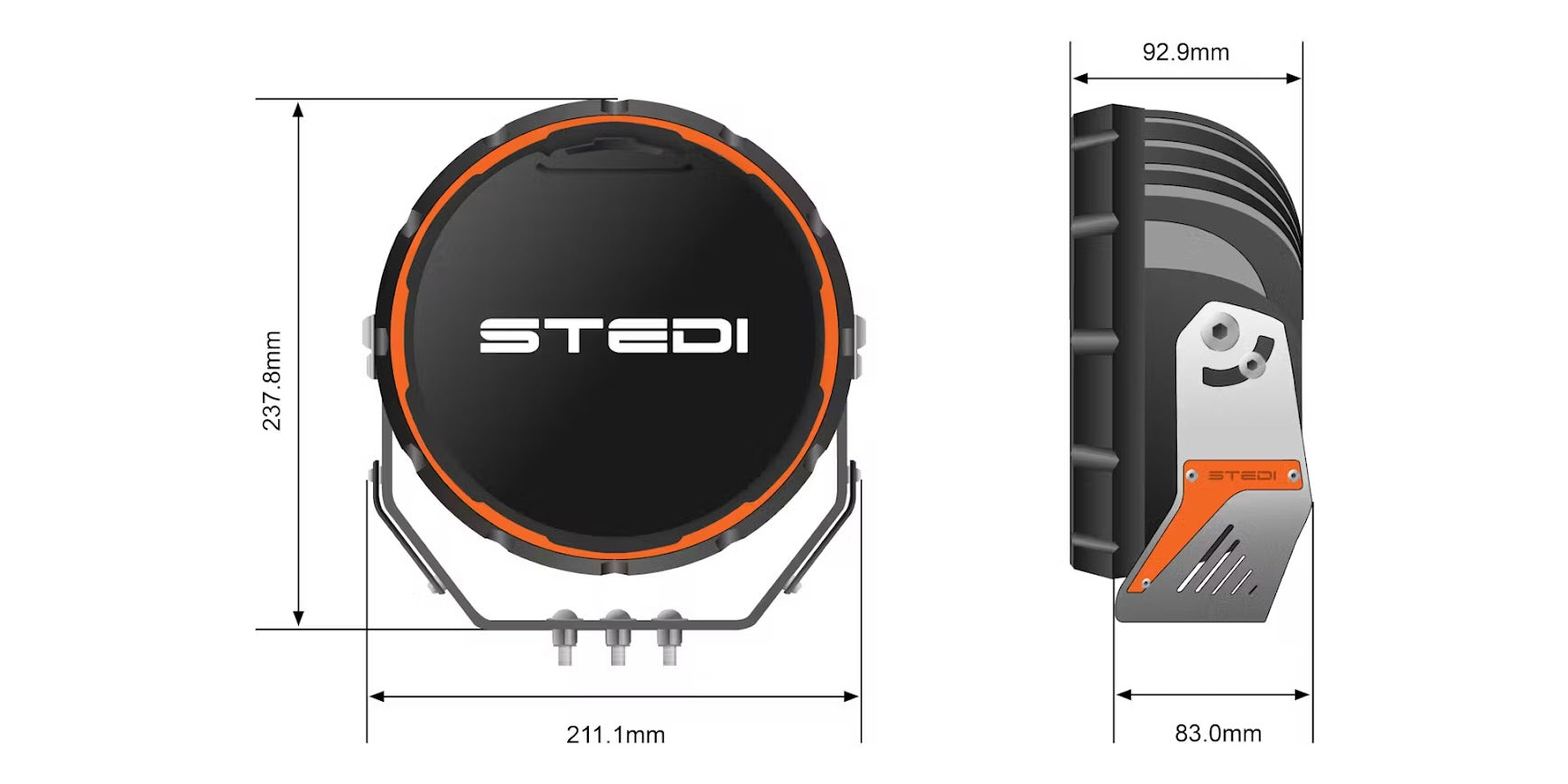 STEDI Type-X™ Sport Plus 8.5" - For BYD Shark 6